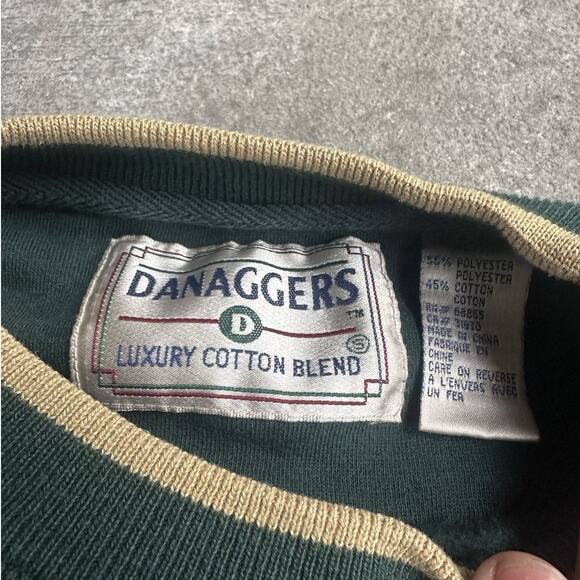 Danaggers Vintage Golf Crewneck Sweatshirt Sweater Men's Size XL Green - Picture 3 of 4